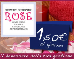 ROSE GESTIONALE PER CENTRI ESTETICI - IN MODALITA' SAAS ROSE GESTIONALE PER CENTRI ESTETICI - IN MODALITA' SAAS